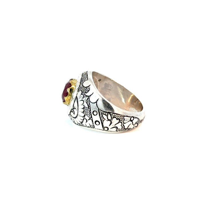 Ruby Majesty Sterling Silver Ring | US Size 10