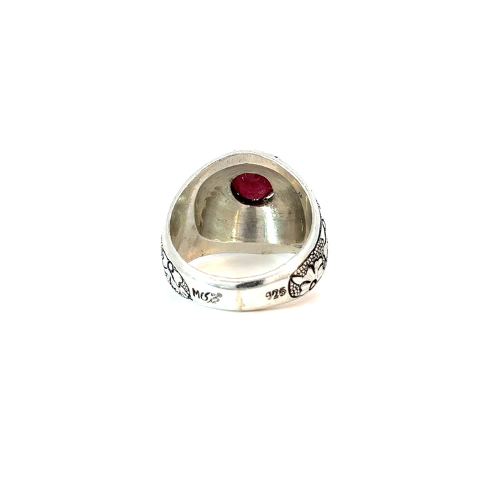Ruby Majesty Sterling Silver Ring | US Size 10