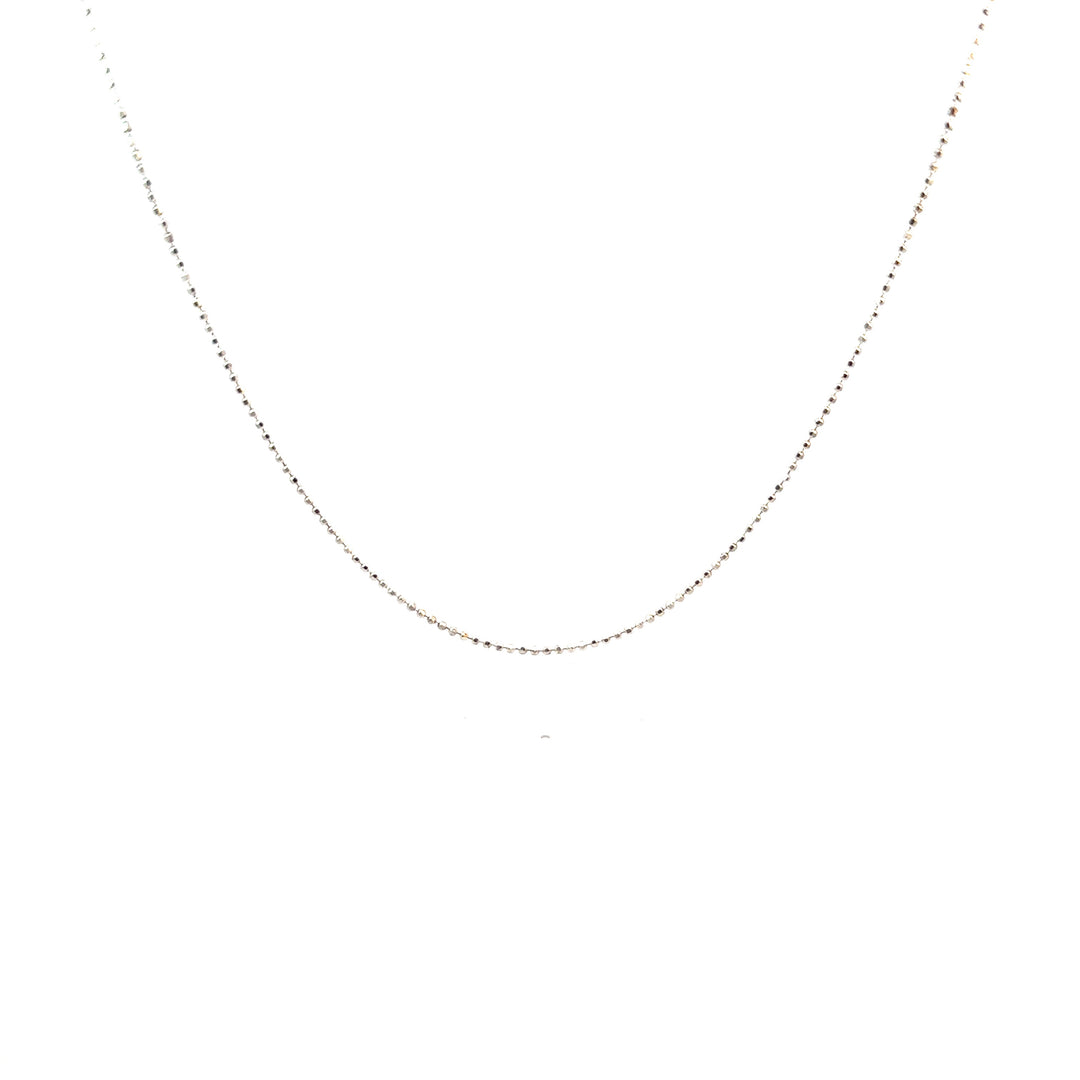 Diamond Cut Bead Chain | Sterling Silver 925