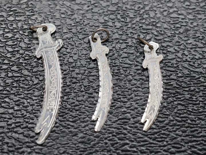 Zulfiqar Sterling Silver Pendant