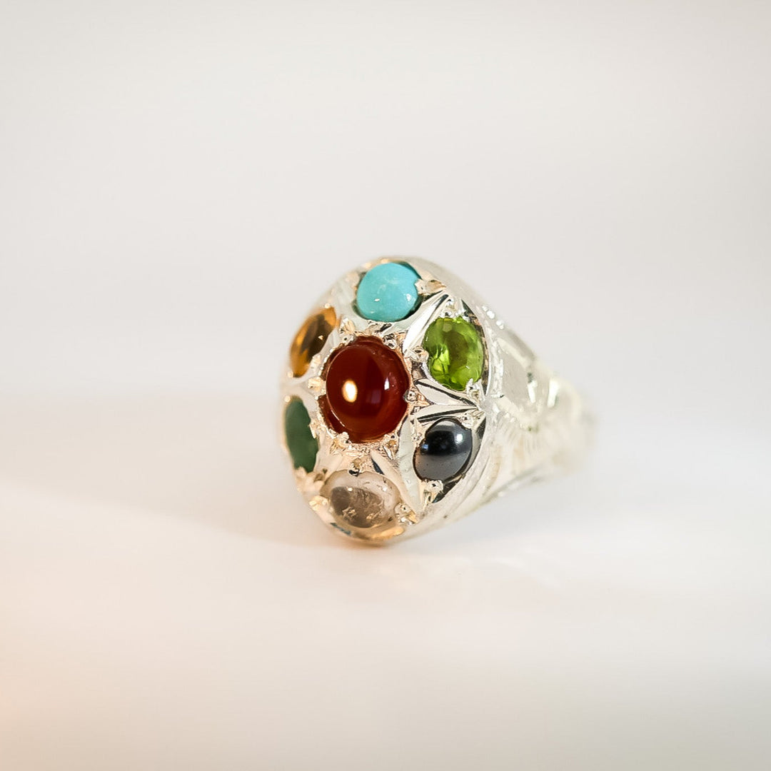Saba Jawahir Sterling Silver Ring