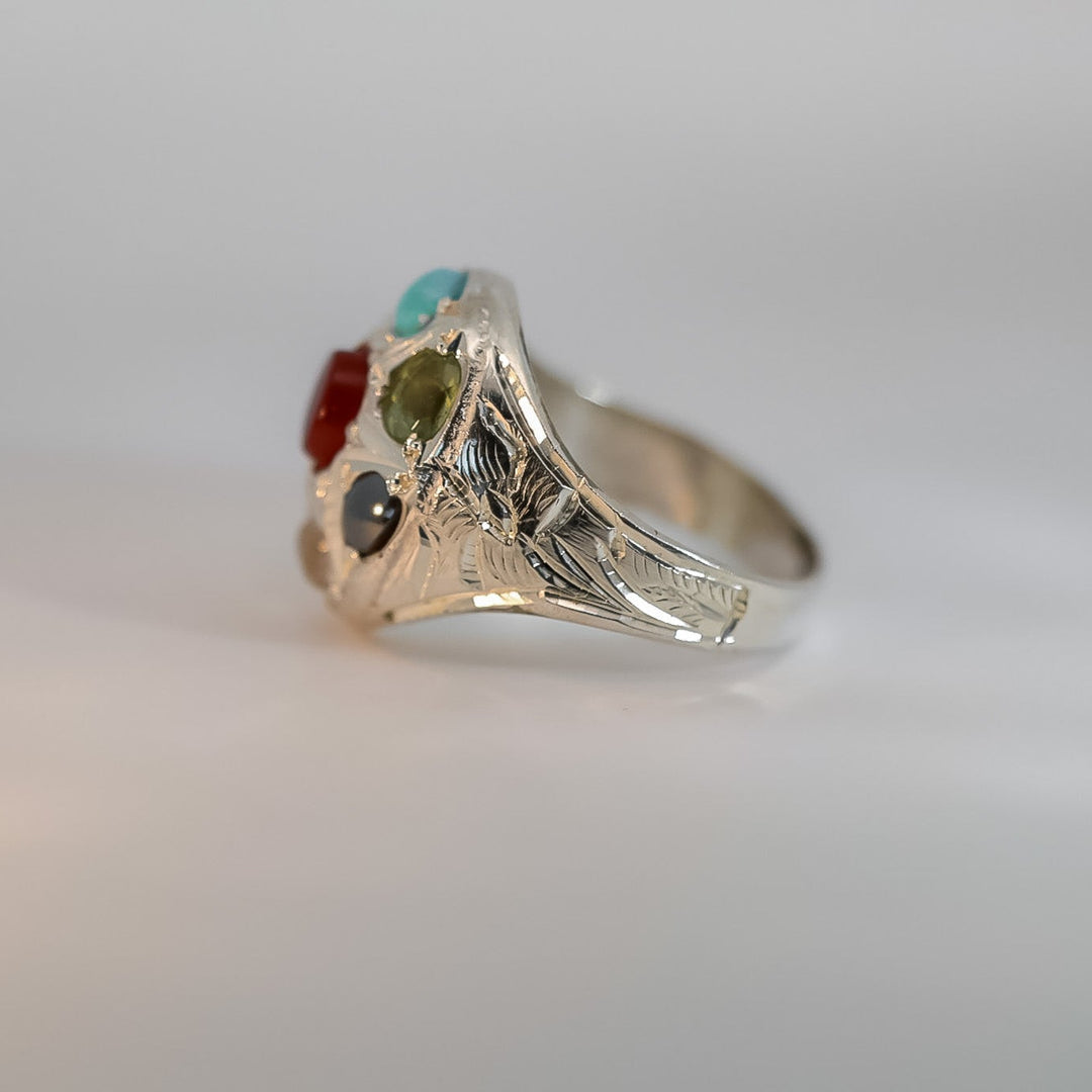 Saba Jawahir Sterling Silver Ring