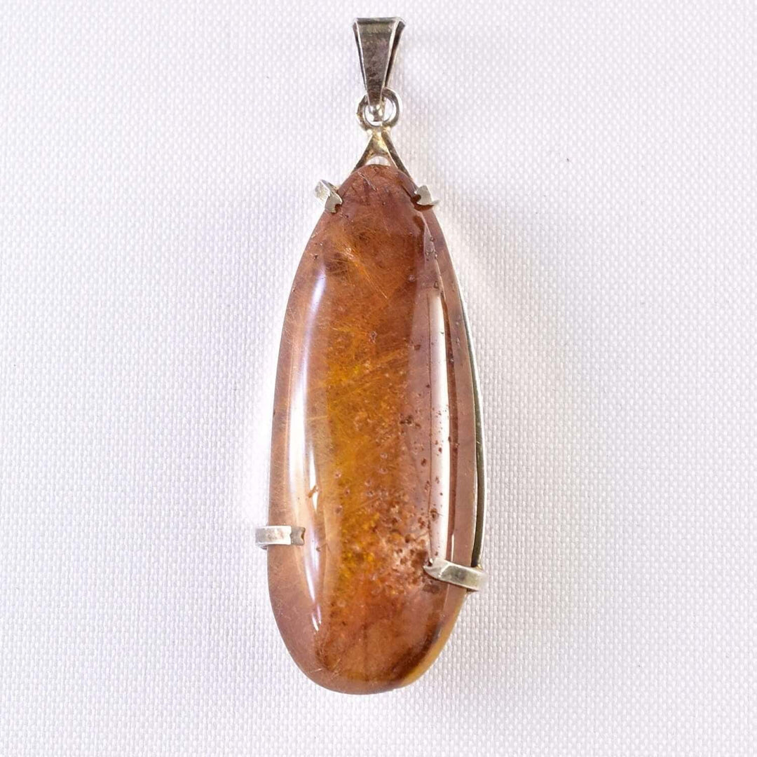 Quartz Sterling Silver Pendant - Al Ali Gems