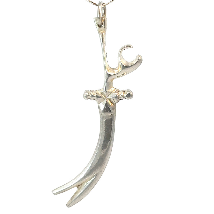 Zulfiqar Sterling Silver Pendant