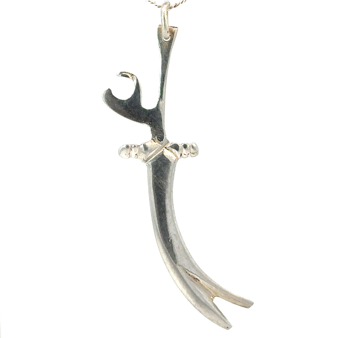 Zulfiqar Sterling Silver Pendant