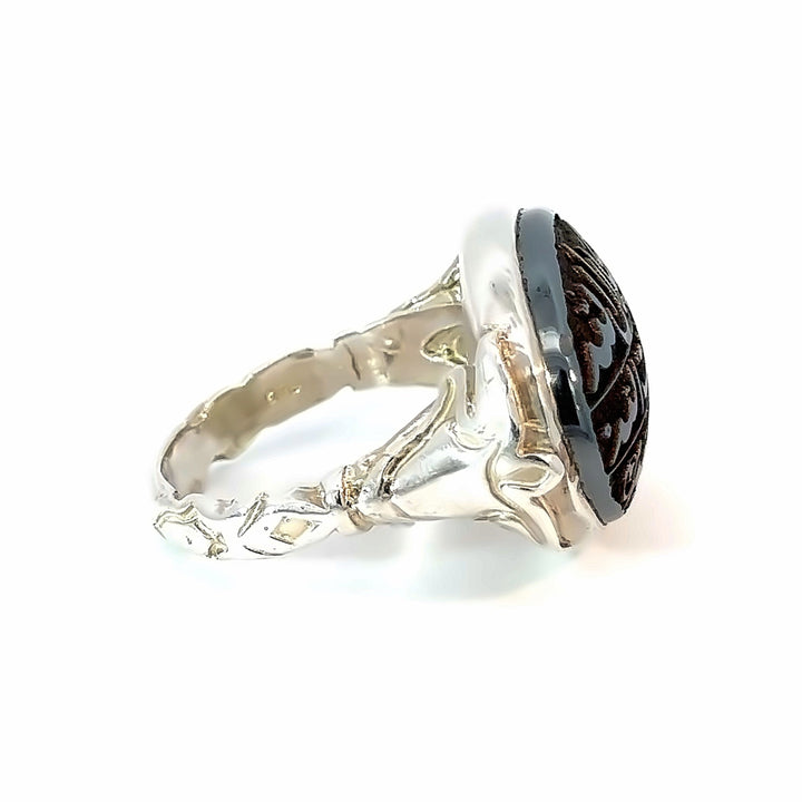 Hadeed Cheeni Sterling Sliver Ring | US Size 10.5