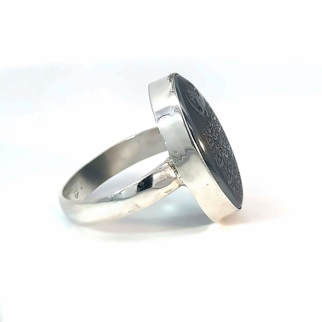 Hadeed Cheeni Sterling Sliver Ring | US Size 11.5 & 12