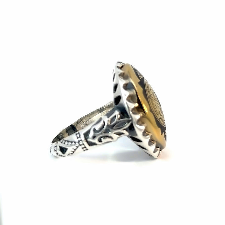 Hadeed Cheeni Sterling Sliver Ring | US Size 11