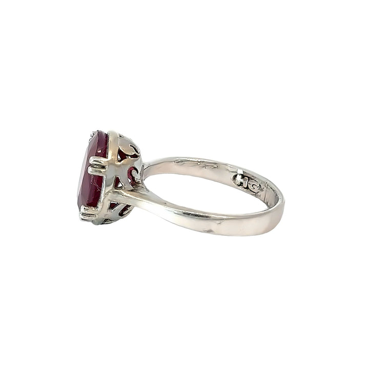 Ruby Essence Sterling Silver Women Ring | US Size 7.5