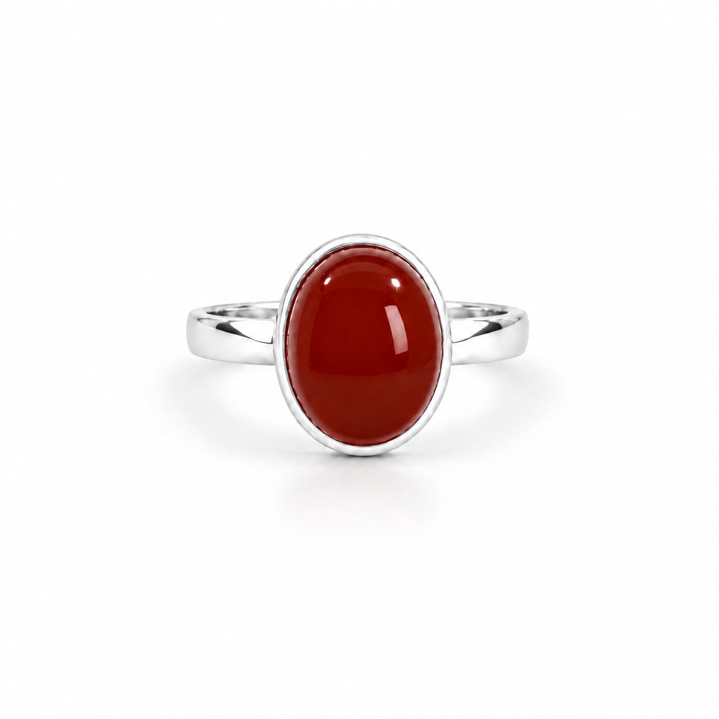 Waqur Yemeni Aqeeq Sterling Silver Ring