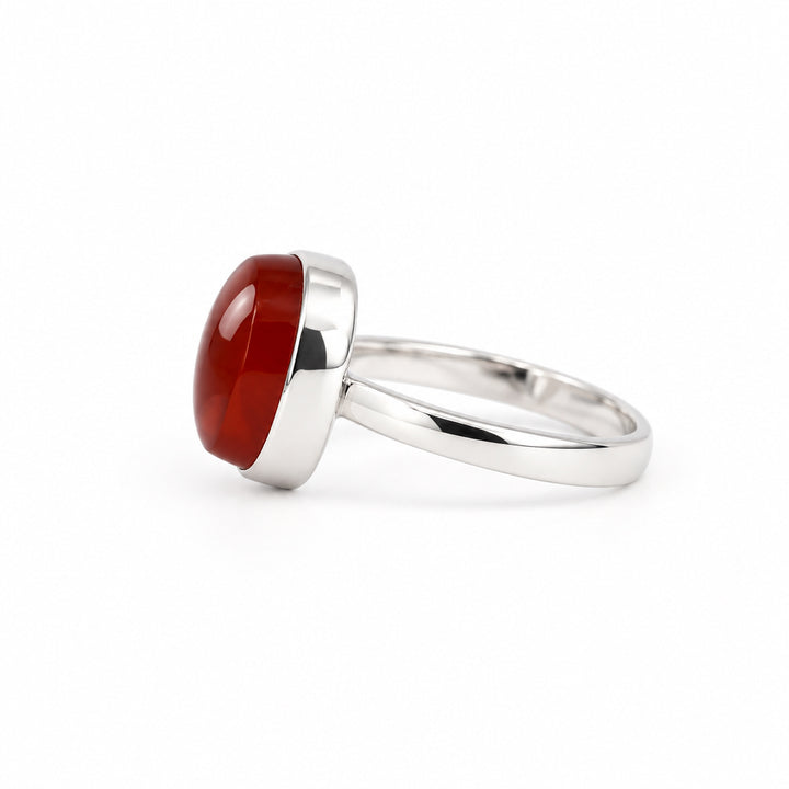 Waqur Yemeni Aqeeq Sterling Silver Ring