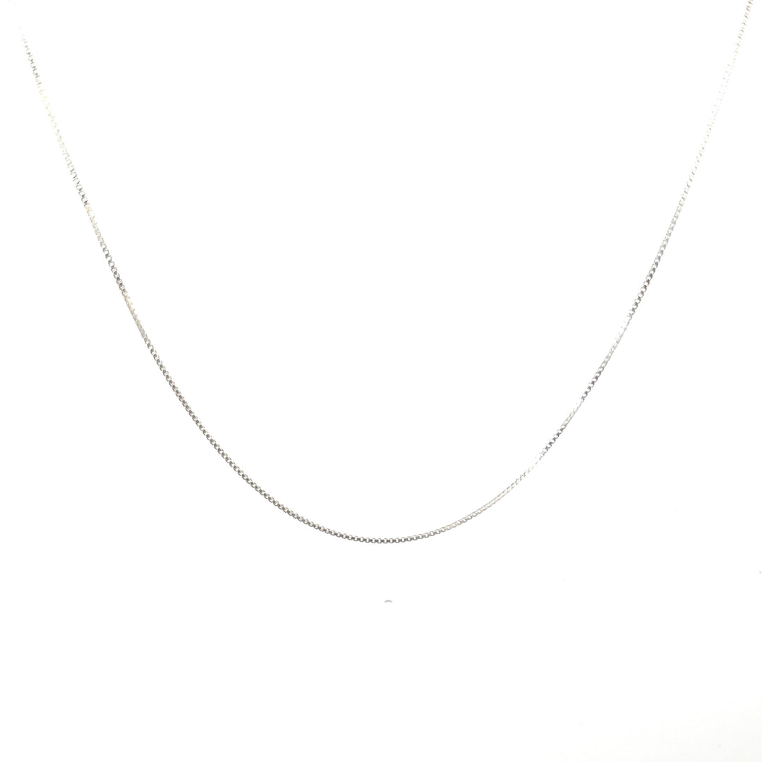 Sterling Silver Italian Box Chain 1mm