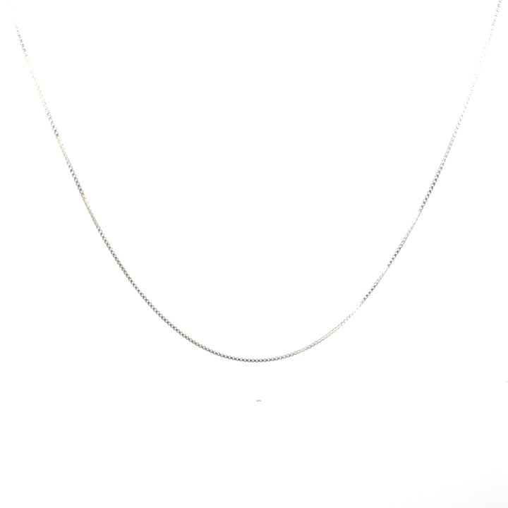 Sterling Silver Italian Box Chain 1mm