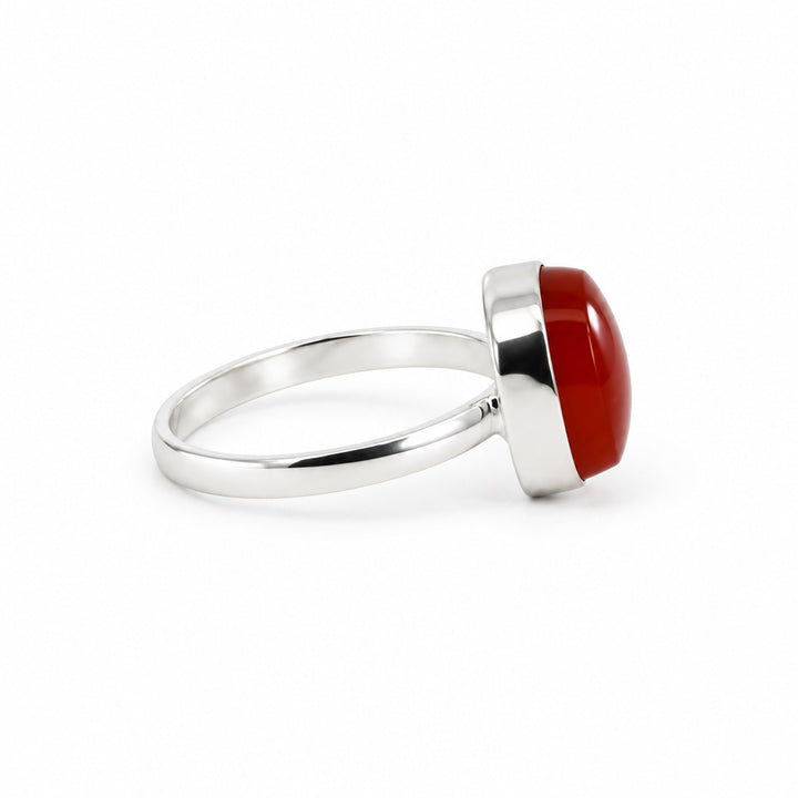 Waqur Yemeni Aqeeq Sterling Silver Ring