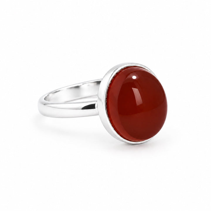 Waqur Yemeni Aqeeq Sterling Silver Ring