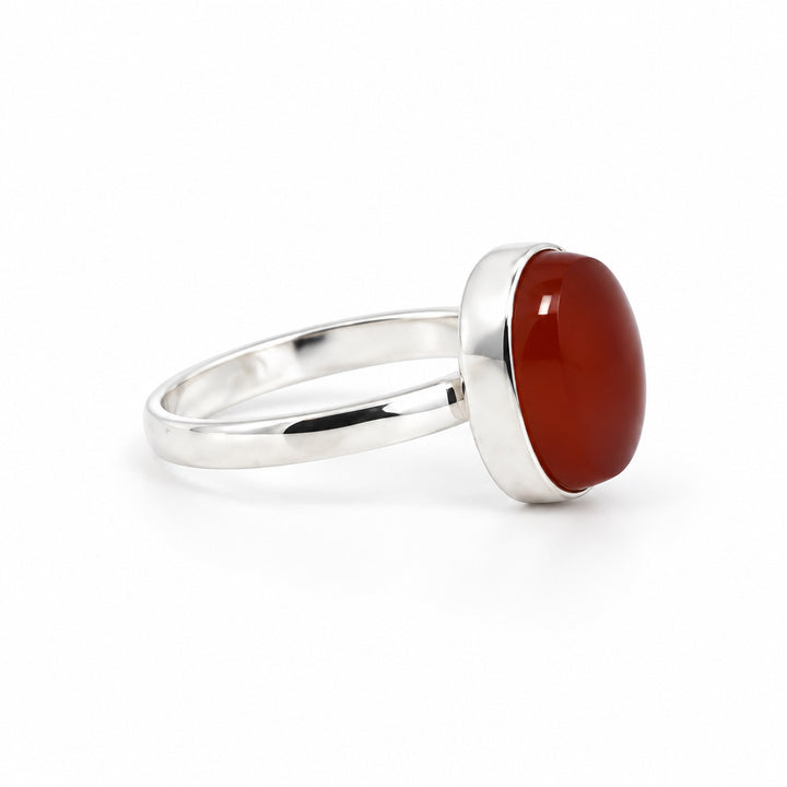 Waqur Yemeni Aqeeq Sterling Silver Ring