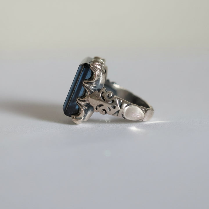 Rusukh Al-Jalal Hadeed Cheeni Sterling Silver Ring