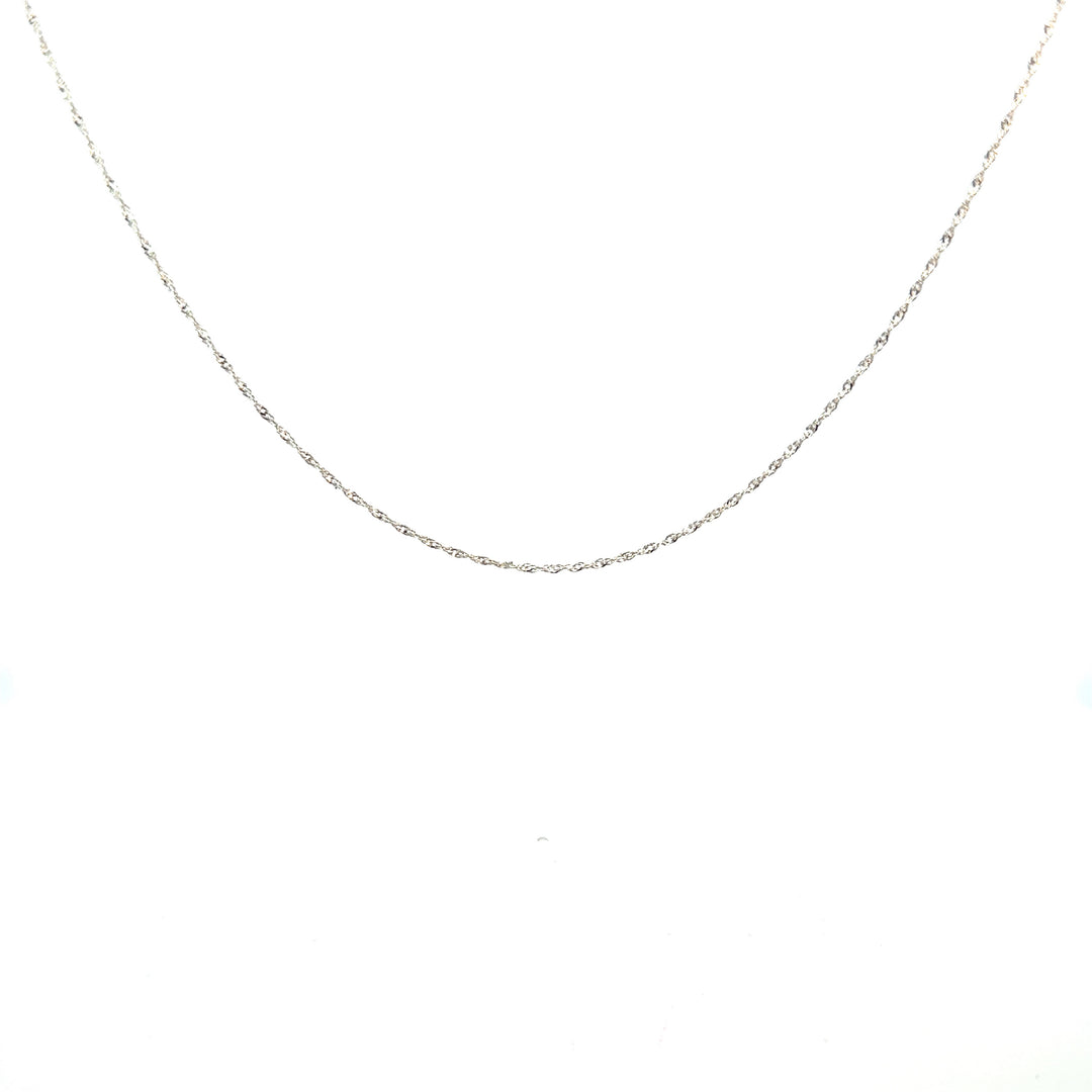 Sterling Silver Singapore Chain