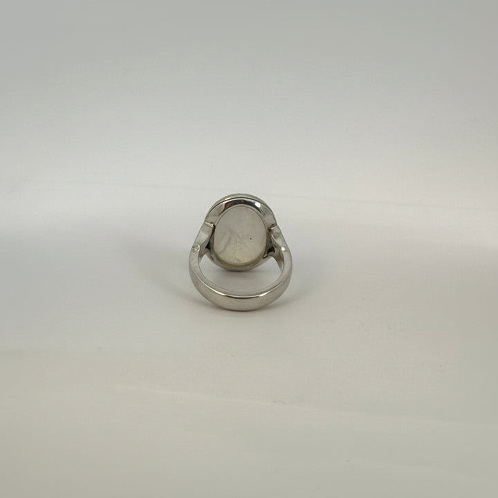 Aman al-Zaman Yemeni Aqeeq Sterling Silver Ring