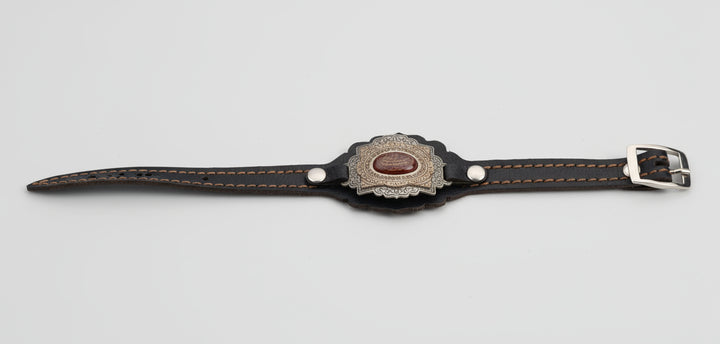 Haydar Al-Qalb Yemeni Aqeeq Engraved Bracelet
