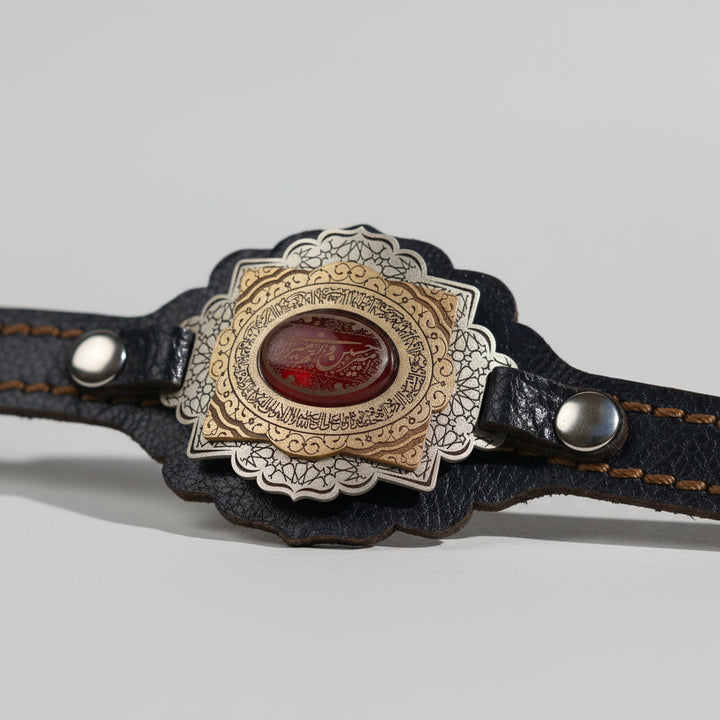 Bab al-Sakīna Yemeni Aqeeq Engraved Bracelet