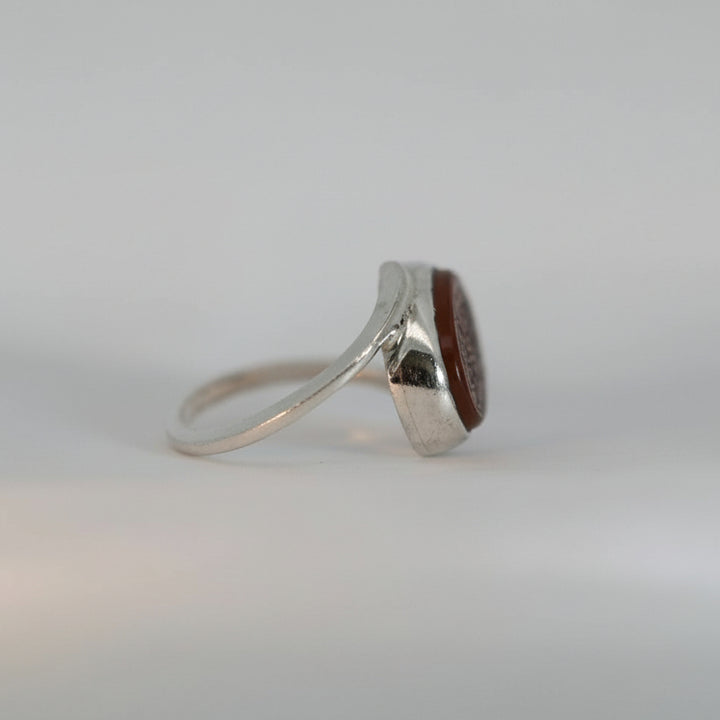 Nafas Al-Rahma Yemeni Aqeeq Sterling Silver Ring