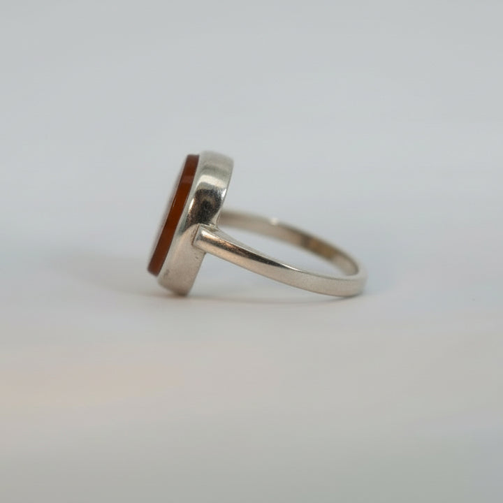 Nurayah al-Waliyyah Yemeni Aqeeq Sterling Silver Ring