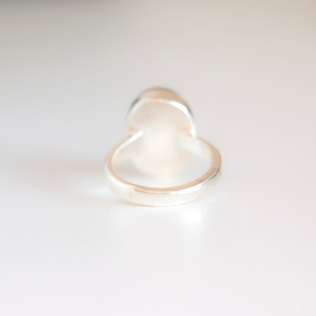 Fatih al-Abwab Yemeni Aqeeq Sterling Silver Ring