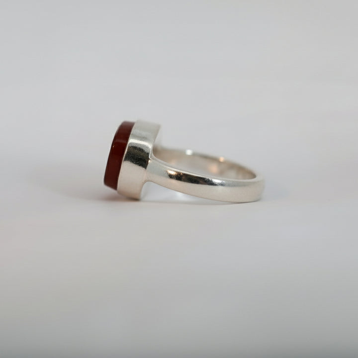 Sawt al-Takbeer Yemeni Aqeeq Sterling Silver Ring