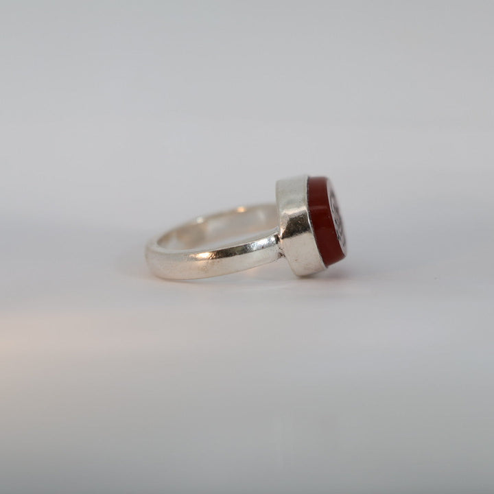Sawt al-Takbeer Yemeni Aqeeq Sterling Silver Ring