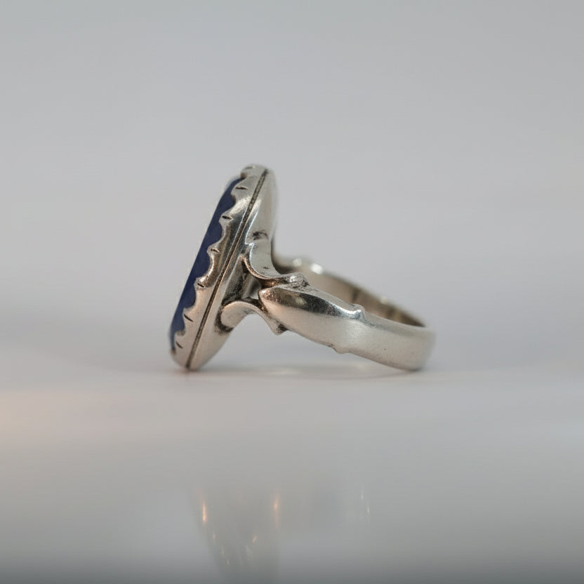 Aman al-Zaman Yemeni Aqeeq Sterling Silver Ring