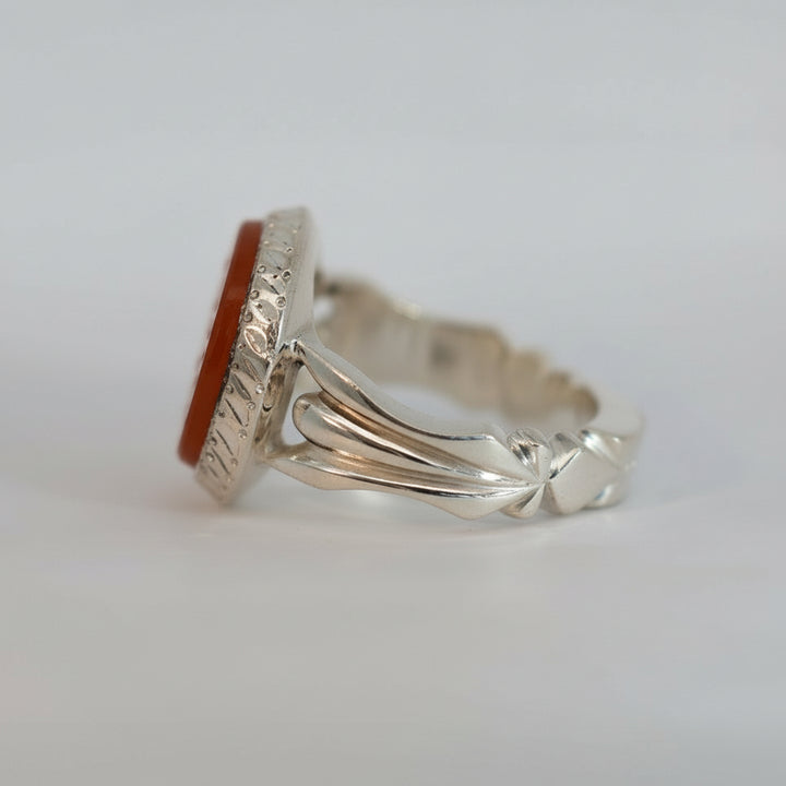 Zahra’t Al-Murtaza Yemeni Aqeeq Sterling Silver Ring