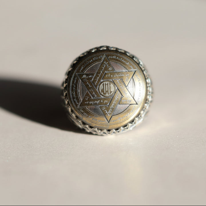 Mithaq Al-Sulayman Hadeed Cheeni Sterling Silver Ring