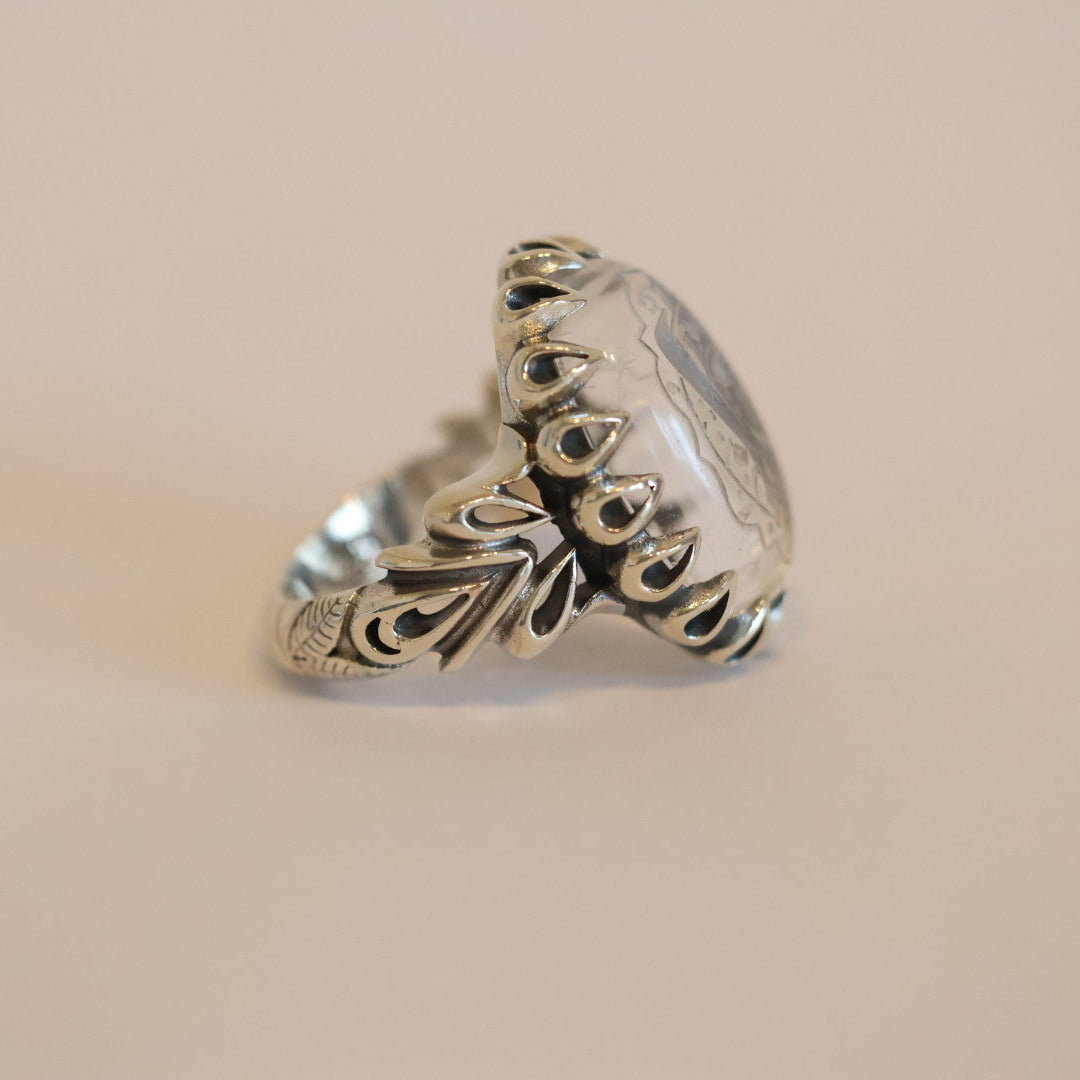 Ahd Al-Wilayah Dur al-Najaf Sterling Silver Ring
