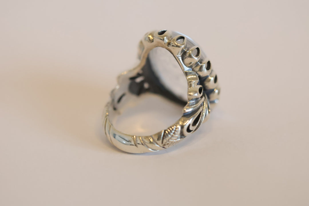 Ahd Al-Wilayah Dur al-Najaf Sterling Silver Ring
