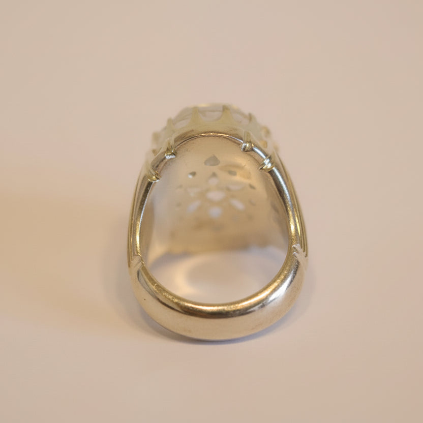 Maqam Al-Haybah Dur Najaf Sterling Silver Ring