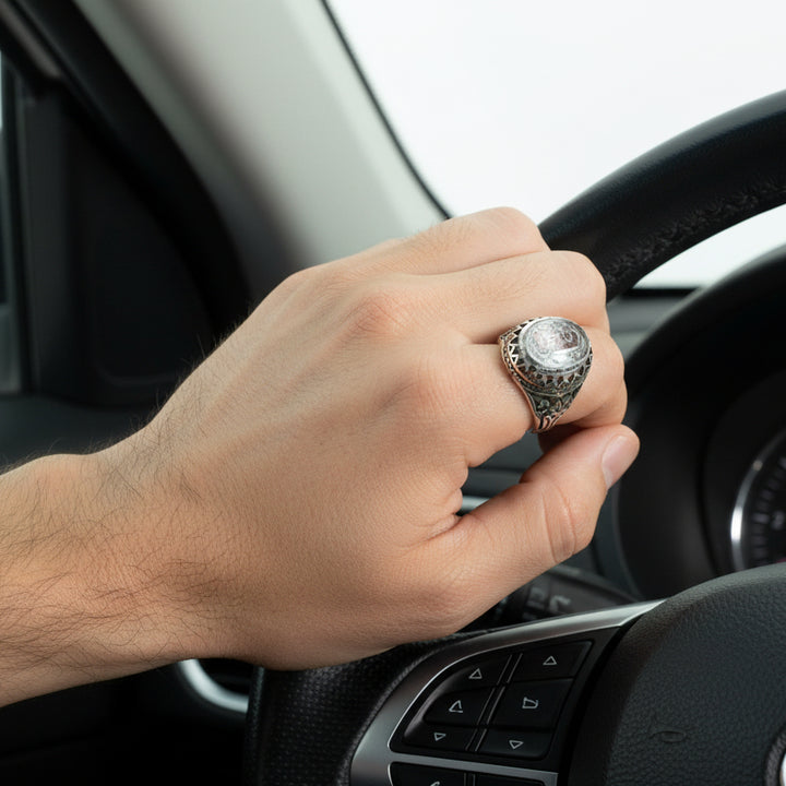 Safwat al-Athar Dur Najaf Sterling Silver Ring