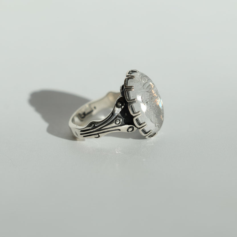 Bayan Al Dur Najaf Sterling Silver Ring