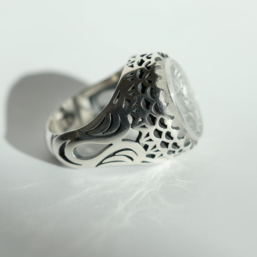 Asl al-Dur Najaf Sterling Silver Ring