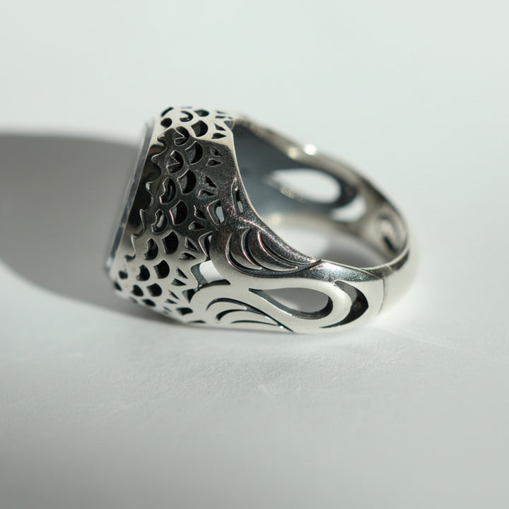 Asl al-Dur Najaf Sterling Silver Ring