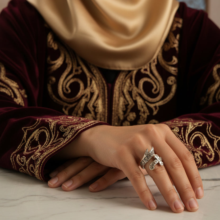 Rawasin Al Zulfiqar Sterling Silver Ring