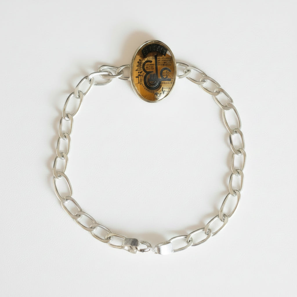 Nuqshat Al Wali Hadeed Cheeni Hirz Imam Ali Sterling Silver Bracelet