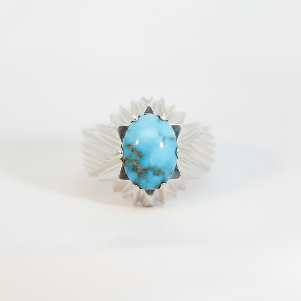 Parvaz Neyshabur Turquoise Sterling Silver Ring