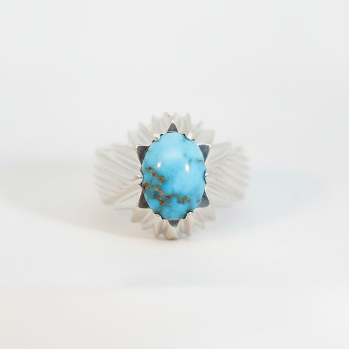 Parvaz Neyshabur Turquoise Sterling Silver Ring