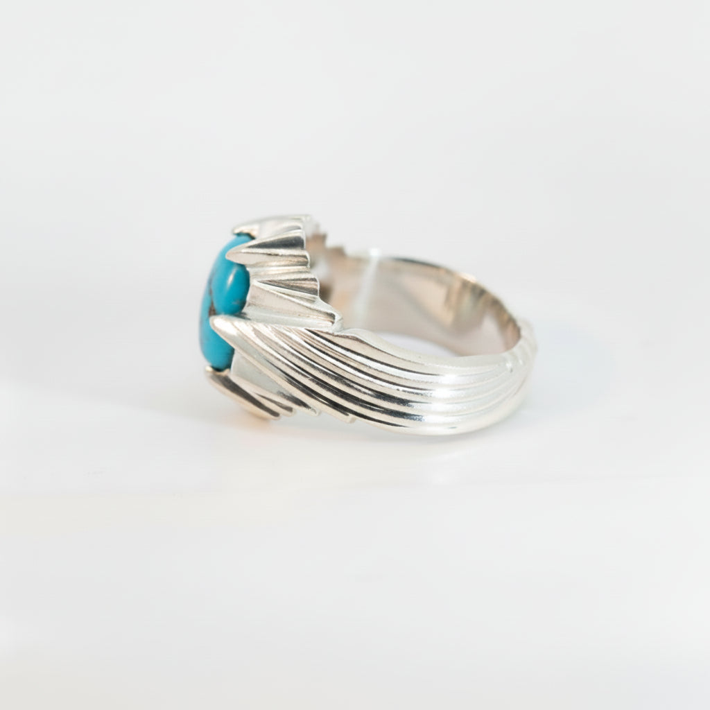 Parvaz Neyshabur Turquoise Sterling Silver Ring