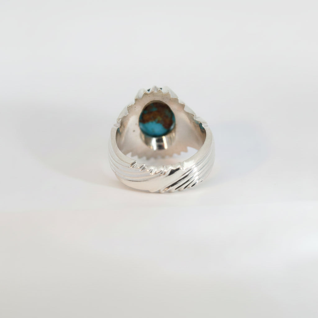 Parvaz Neyshabur Turquoise Sterling Silver Ring