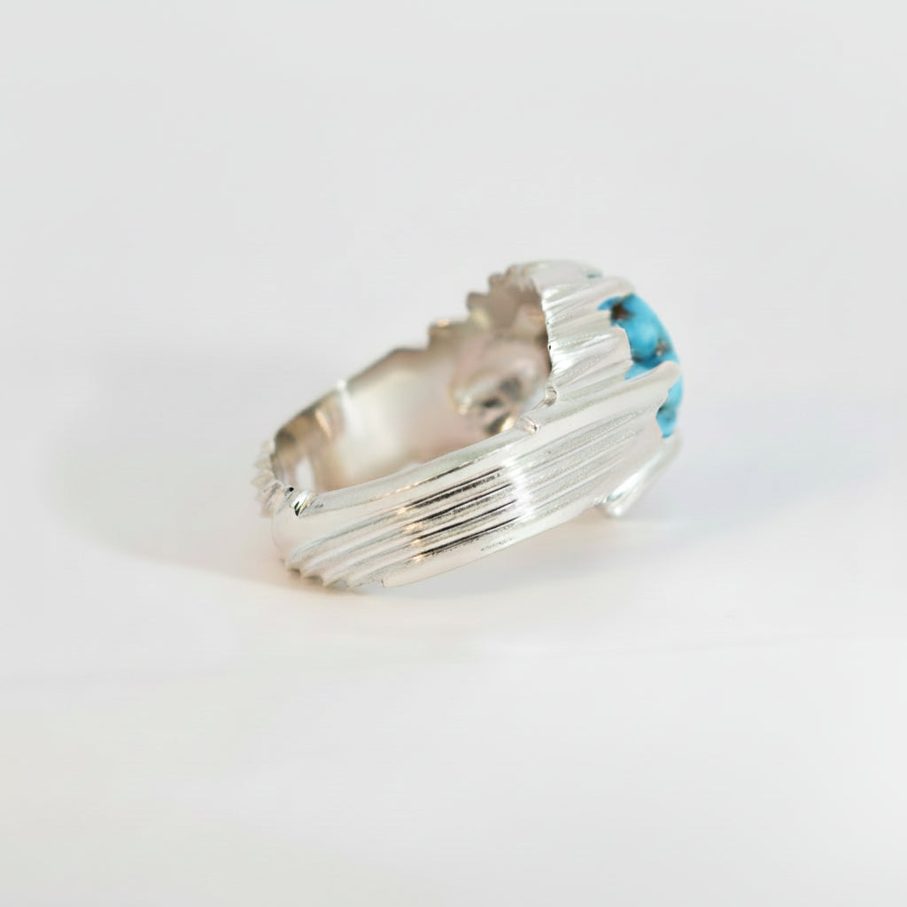 Parvaz Neyshabur Turquoise Sterling Silver Ring