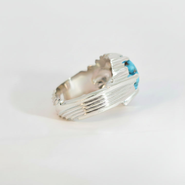 Parvaz Neyshabur Turquoise Sterling Silver Ring