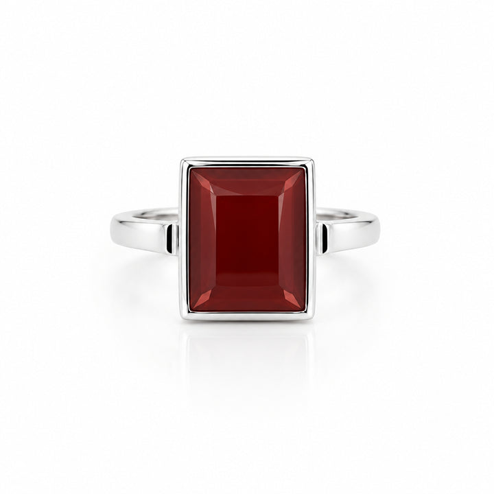 Bunyan Yemeni Aqeeq Sterling Silver Ring