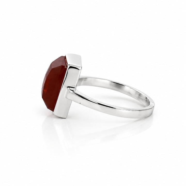 Bunyan Yemeni Aqeeq Sterling Silver Ring